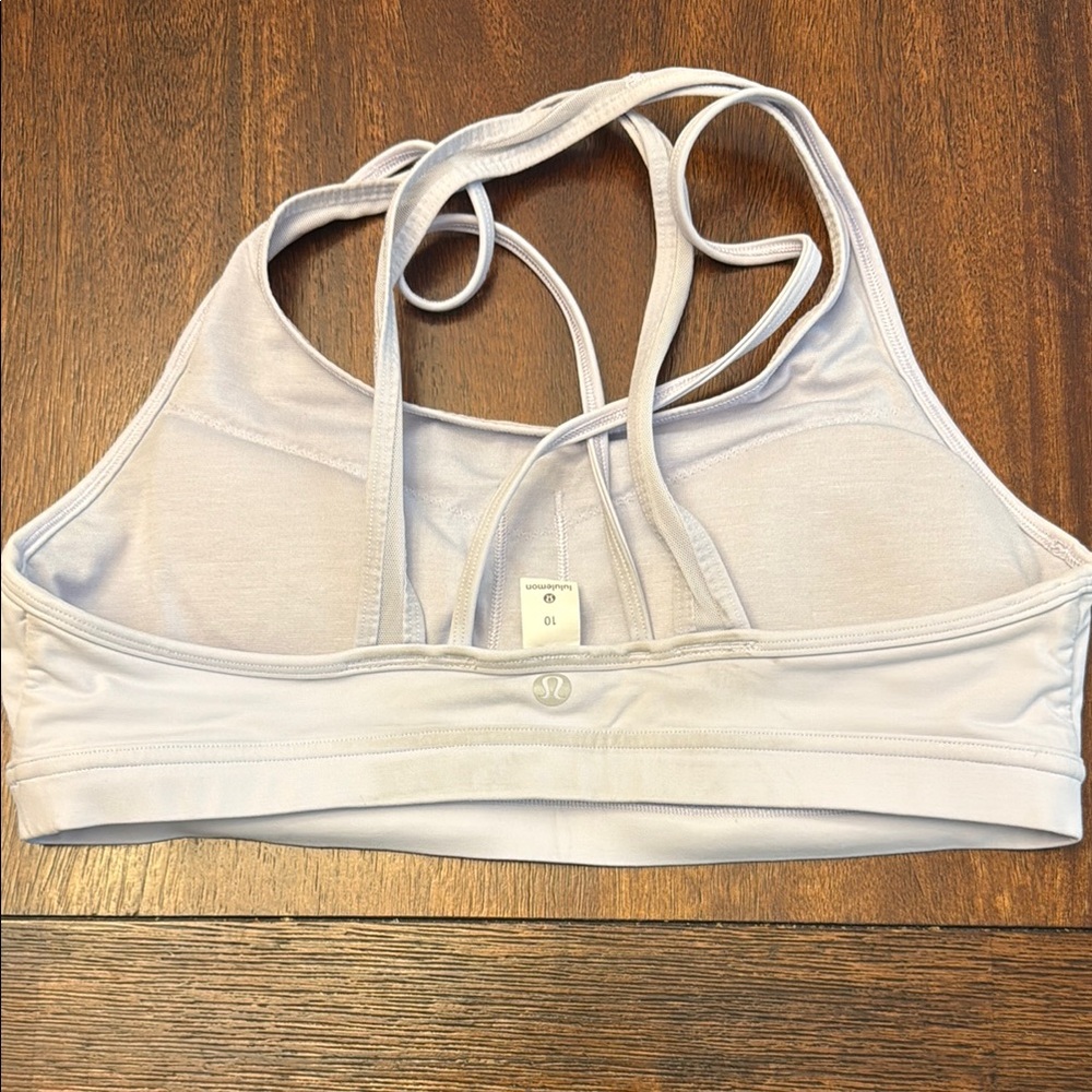 lululemon athletica Soft Blue Sports Bra